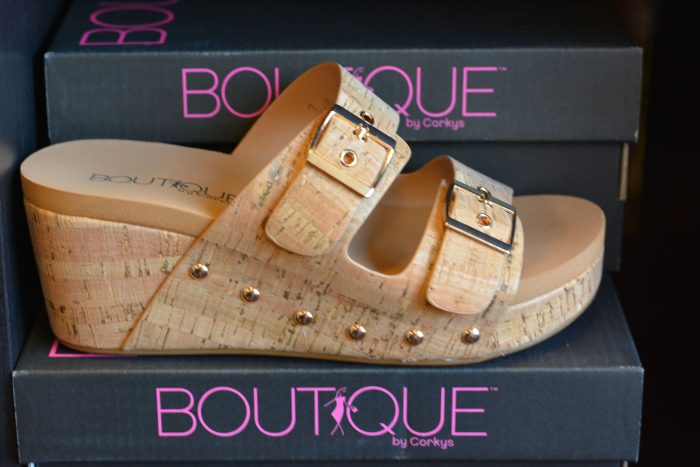 Corkys Cork Twinkie Buckle Wedge