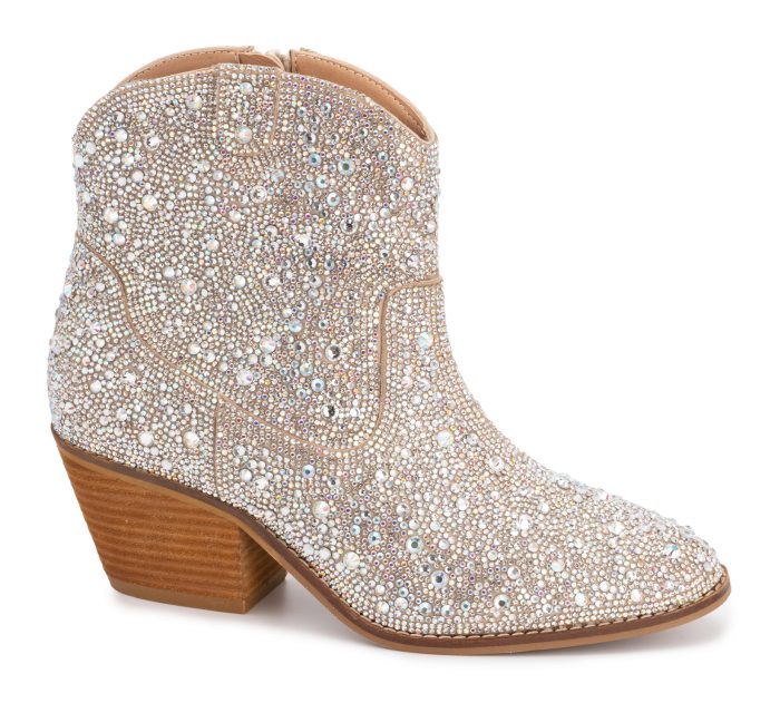 Corkys Clear Shine Bright Rhinestone short boot - Image 2