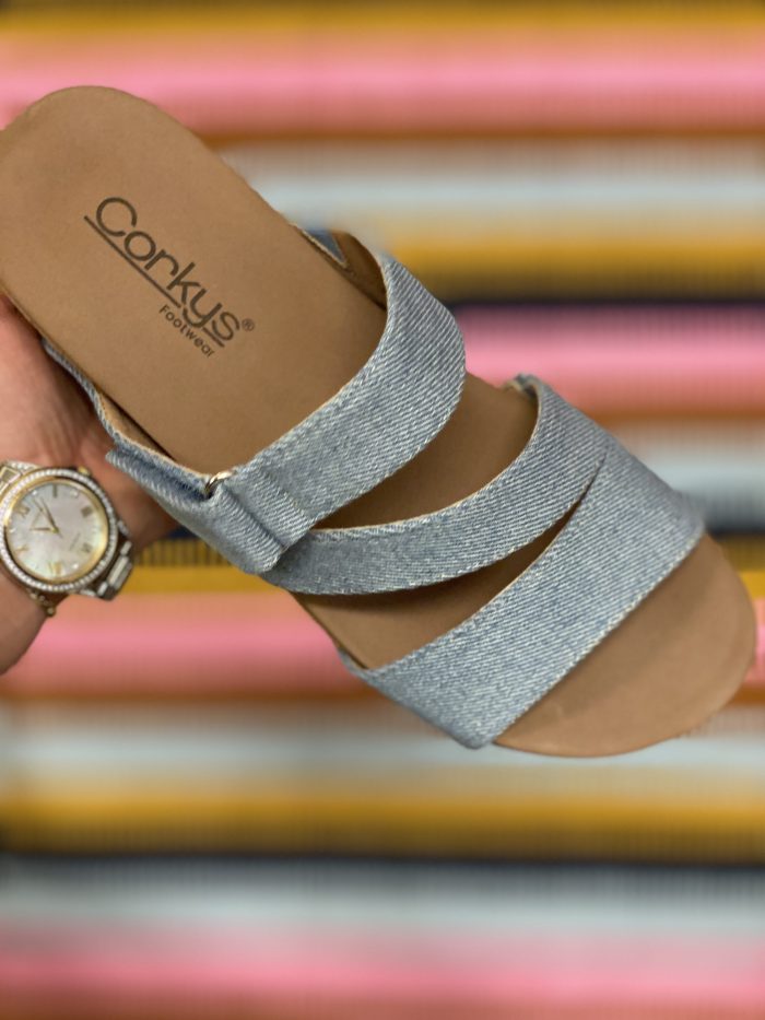 Corkys Denim Voyage Wedge - Image 3