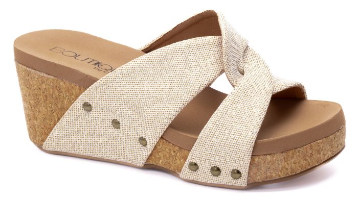 Corkys Gold Shimmer Bonny Wedge