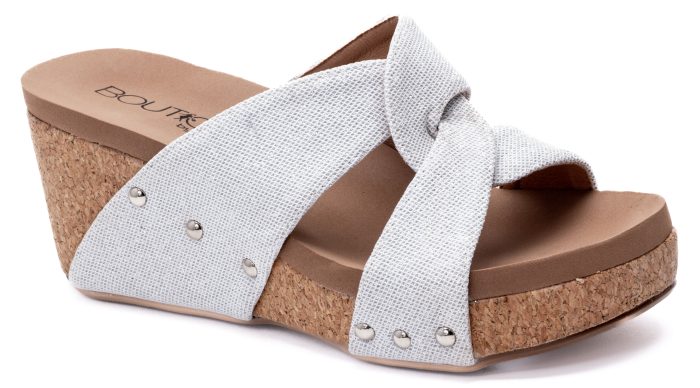 Corkys Black Shimmer Bonny Wedge - Image 4