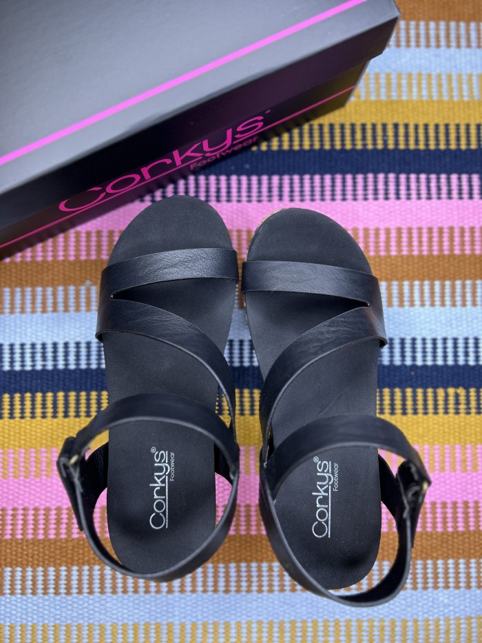 Corkys Black Keep It Casual Wedge - Image 4