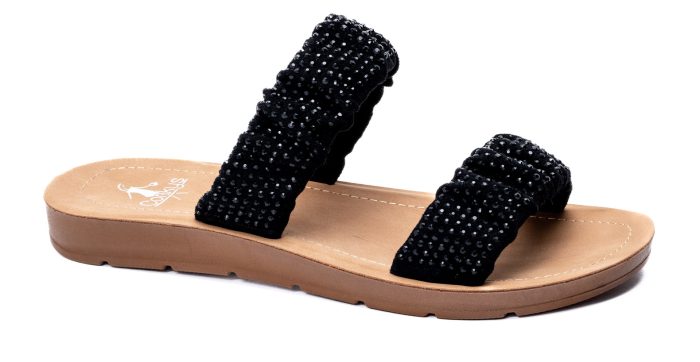Corkys Black Iced Tea Sandals - Image 2