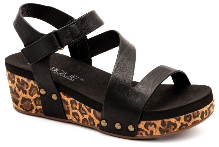 Corkys Black Keep It Casual Wedge - Image 5