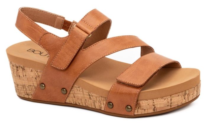 Corkys Cognac Rain Check Wedge