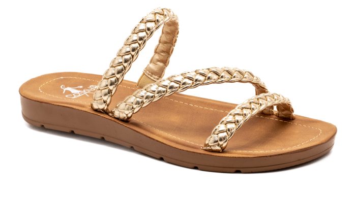 Corkys Gold Twist N Shout Sandal
