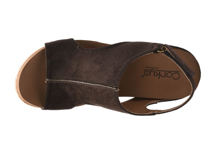 Corkys Chocolate Suede Carley - Image 2