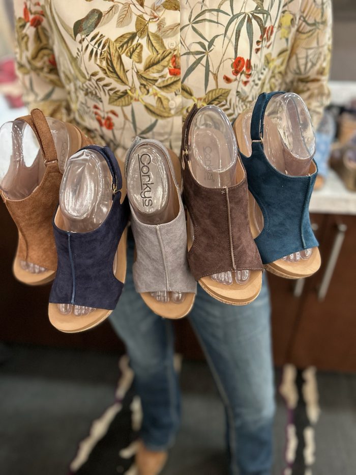 Corkys Teal Suede Carley