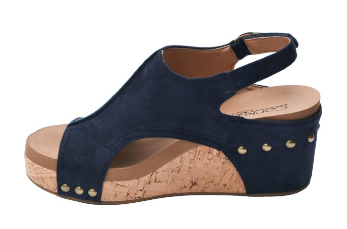 Corkys Navy Suede Carley - Image 3