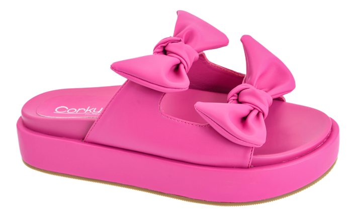 Corkys Pink Lil Bit Knotty Sandal