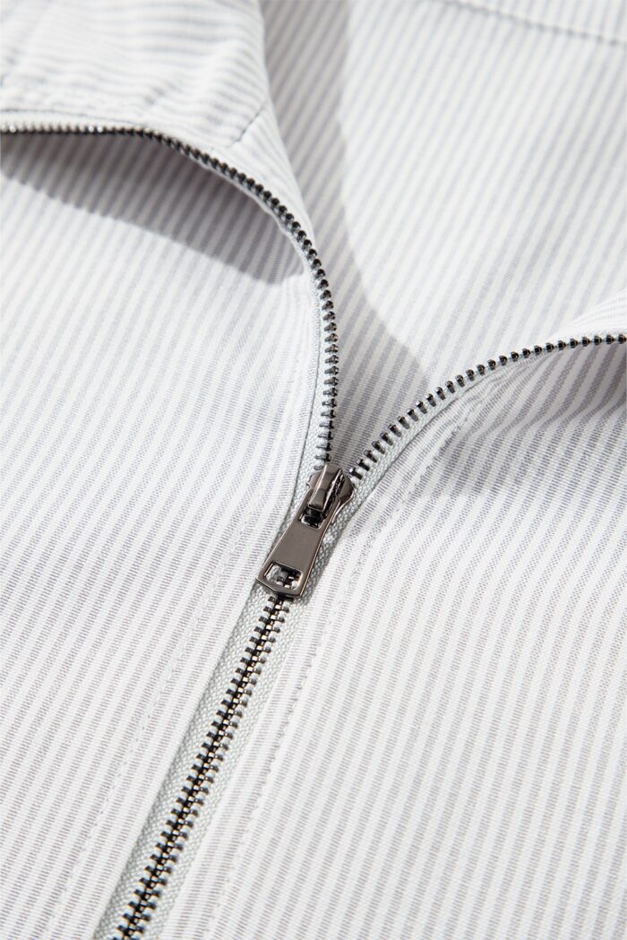 Stripe Short Sleeve Collar Top And Shift Pants Set - Image 5