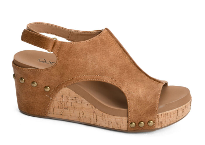 Corkys Cognac Washed Metallic Carley