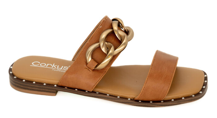 Corkys Cognac Catch Flights Sandals