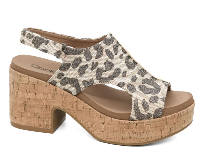 Corkys Tan Leopard Sparkle Miss Carley