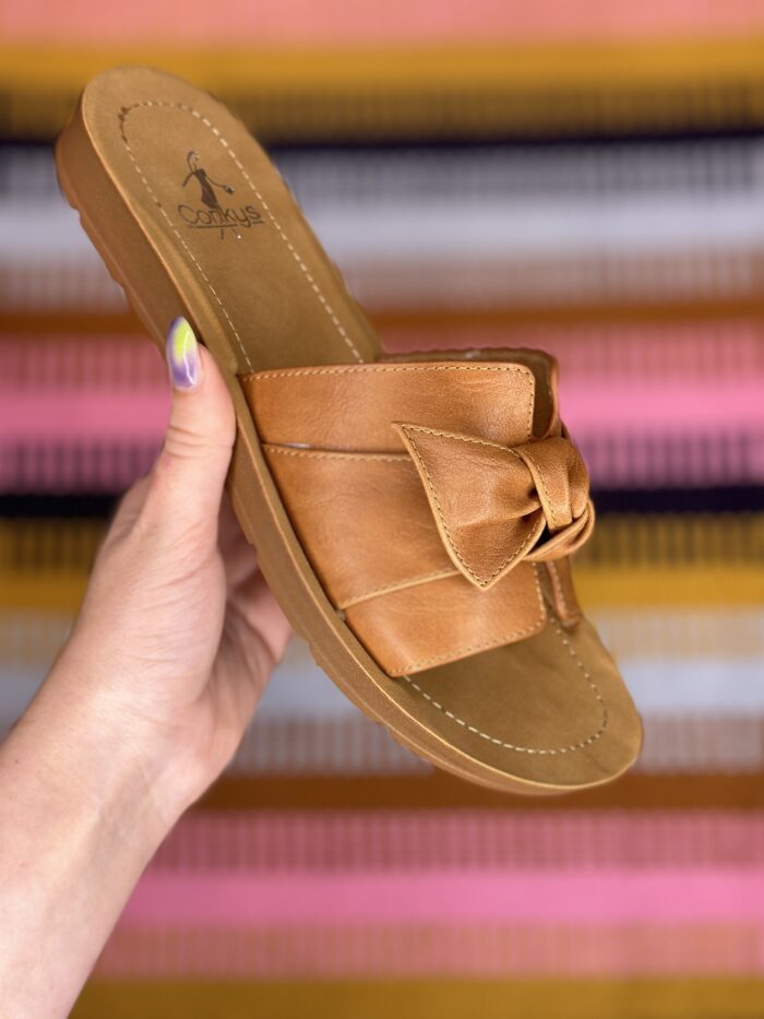 Corkys Cognac Rock The Bowt Sandals
