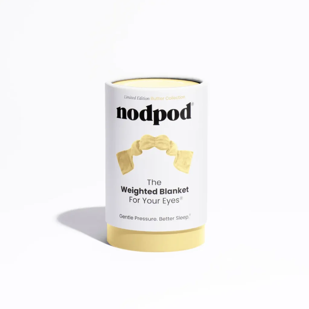 Nodpod Butter Yellow Weighted eye mask