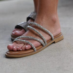 Corkys Shell Yeah Rhinestone sandal