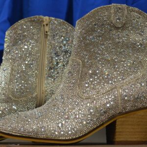 Corkys Clear Shine Bright Rhinestone short boot