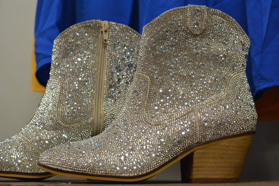 Corkys Clear Shine Bright Rhinestone short boot