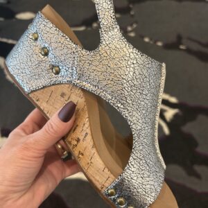 Corkys Silver Crackle Carley