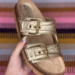 Corkys Gold Conceited Sandal