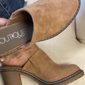 Corkys Camel Lantern Faux Suede