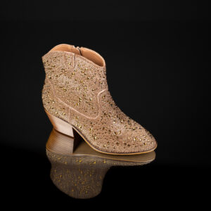 Corkys Gold Shine Bright Rhinestone short boot