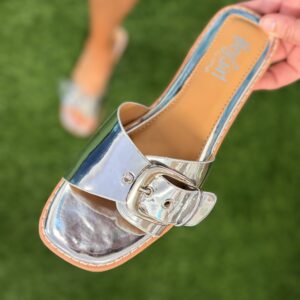 Corkys Silver Mirror Pick Me Up Sandal