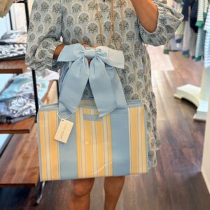 Case-Mate Cabana Stripe Bow Jelly Tote Bag