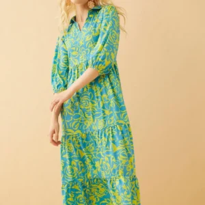Myra Minerva Floral Drop Waist Dress